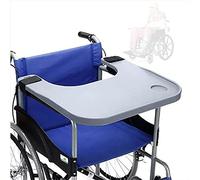 Tavolo del vassoio for sedie a rotelle, vassoio for sedie a rotelle portatile, vassoio da tavolo da sedia a rotelle staccabile, accessori for tavolo da sedia a rotelle in plastica ABS for i pazienti e