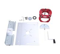 Tavolo di fresatura per set di piastre per router C8 Router Table Insert Set di piastre Montaggio rapido Maniglia comoda