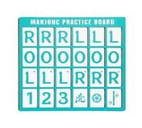 Tavolo di pratica Mahjong in solitaria Pratica di Mahjong | Porta tessere per allenamento per donne, uomini, pensionati, casa, ufficio, appartamento, feste, riunioni, club, vacanze,