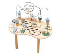 Tavolo di risveglio sensoriale | Tavolo da gioco da 15,35 pollici di attività di attività in legno | Apprendimento del legno giocattolo educativo - sviluppo del motore e apprendimento precoce per bamb