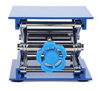 Tavolo di Sollevamento 100 X Sollevatore Laboratorio, Tavolo per Microscopio 100 Mm Piattaforma di Sollevamento Laboratorio in Alluminio Elettrolitico Blu Supporto di