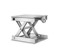 Tavolo di sollevamento a forbice Tavolo elevatore for cric da laboratorio in lega di alluminio Supporto for forbici for cric da laboratorio Piattaforma di sollevamento for router regolabile Min 0,8'Ma