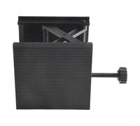 Tavolo di sollevamento da laboratorio in plastica per esperimenti di fisica, chimica e biologia, altezza regolabile da 2,5 a 9 cm, 90 x 90 mm, staffa stabile a livello (tutta plastica)