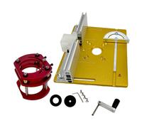 Tavolo di sollevamento del router in lega di alluminio, piastra di inserimento