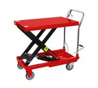 TAVOLO DI SOLLEVAMENTO IDRAULICO 150kg FINO A 70cm DI ALTEZZA CON PIATTAFORMA...