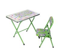 Tavolo e sedia per bambini, decoro pista automobiline, Sibilla