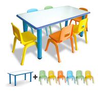 Tavolo e Sedie Bambini Scuola Infanzia Ergo Kit Blu