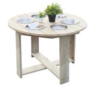 Tavolo educativo da giardino 6 in 1 con sabbia e giochi d'acqua