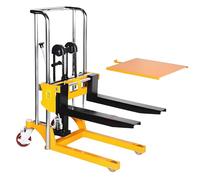 tavolo elevatore Carrello elevatore con rotelle girevoli for pallet idraulico impilatore manuale da 400 kg piastra di copertura
