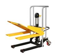 tavolo elevatore Carrello elevatore idraulico manuale, capacità 400 kg, sollevamento 85 cm, con piastra di copertura rimovibile
