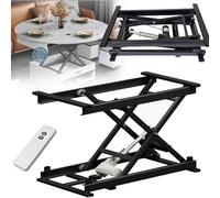 Tavolo elevatore elettrico a forbice con telecomando, altezza regolabile, tavolo da pranzo e tavolino da caffè, piattaforma di lavoro versatile e scrivania per computer per uso domestico e ufficio