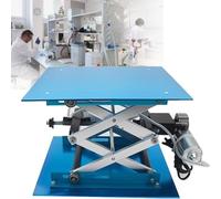 Tavolo elevatore elettrico a forbice con telecomando, capacità di carico 250 kg, altezza regolabile 90-365 mm, ideale per laboratori scolastici e uso industriale