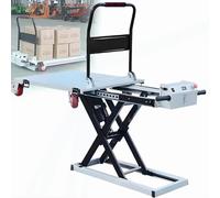 Tavolo elevatore elettrico idraulico a forbice da 300 kg, carrello idraulico resistente per magazzino, garage e officina, design compatto e portatile per una facile conservazione