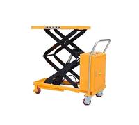 Tavolo elevatore elettrico idraulico con altezza di 1,5 m e capacità di carico 500 kg, piattaforma mobile compatta per sollevamento e movimentazione in magazzino, garage e officina