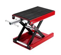 Tavolo elevatore for motociclette da 1100 libbre, sollevatore idraulico for impieghi gravosi, in acciaio, for moto cross, ATV, con piattaforma larga, martinetto for tavolo cavalletto