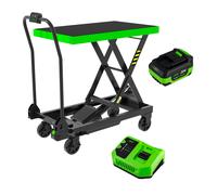 TAVOLO ELEVATORE IDRAULICO A BATTERIA - 500KG CON BATTERIA E CARICABATTERIE INCL