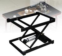 Tavolo elevatore Idraulico a Forbice 50KG/100KG/150KG - Scrivania Regolabile Tavolo Pieghevole, Piattaforma Portatile Telecomando per Ufficio e Uso Domestico