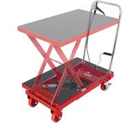 Tavolo elevatore idraulico a forbice - Carrello da magazzino resistente da 250 kg - Carrello con piattaforma mobile per un facile trasporto e un carico efficiente