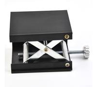 Tavolo elevatore in alluminio con manopola regolabile in altezza e per livella a bolla, fornisce un supporto stabile per la lavorazione del legno, l'incisione e piccole attrezzature da laboratorio