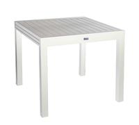 Tavolo Da Esterno Giardino In Alluminio Sullivan 90x90 h 73 Allungabile 180cm