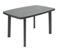 Tavolo Faro Progarden Pp Antracite H 137 x 85 cm 72 cm