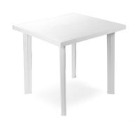 IPAE PROGARDEN - FIOCCO TAVOLO RETTANGOLARE 80 X 75 X 72 CM. BIANCO FIO036BI