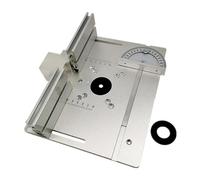 Tavolo For Fresatura Del Legno Piastra Di Inserimento Banchi Da Lavoro For Fresatrice For Legno Strumenti Facili Da Installare Base Sollevamento Manuale Ampia Gamma Di Applicazioni(Style A)