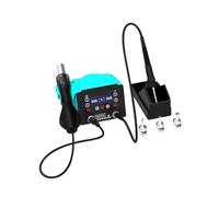 Tavolo For Saldatura Ad Aria Calda 2 In 1, Saldatore Elettrico, Display Digitale Intelligente HD Touch Di Grandi Dimensioni, Funzione Sospensione Riscaldamento rapido