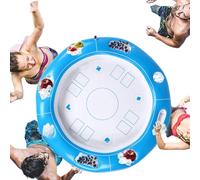 Tavolo Galleggiante per Giochi in Piscina - Tavolo Gonfiabile Per Giochi Di Carte - Tavolo Ripiegabile con Porta Bevande e Snack per Giocatori Ideale Lago Campeggio Spiaggia Resort