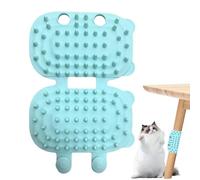 Tavolo gambe pet-help scratching pettine-pennello da toeletta per gatti e cani | Pennello autopulente flessibile, comfort avanzato per animali domestici, pettine di massaggio per le gambe da tavolo fa