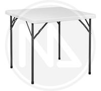TAVOLO GAMBE RICHIUDIBILI PIEGHEVOLE IN METALLO E PVC BIANCO HAPPY HOUR 86