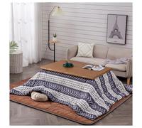 Tavolo giapponese con riscaldatore elettrico per la casa, camera da letto Tatami Stufa riscaldata, Scaldapiedi invernale Tavolino da caffè in legno Mobili Futon Tavolo da pavimento Set (caffè D)