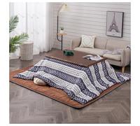 Tavolo giapponese con riscaldatore elettrico per la casa, camera da letto Tatami Stufa riscaldata, scaldapiedi invernale Tavolino da caffè in legno Mobili Futon Tavolo da pavimento Set (Marrone D)