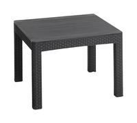 Tavolo giardino universale Keter quadrato grafite 250345