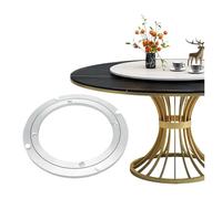 Tavolo girato, Cuscinetto rotante in metallo di alluminio resistente, piatto girevole liscio for tavolo da pranzo rotondo for giradischi(18 inches (450mm))