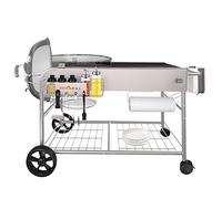 Tavolo grill per bollitore originale Weber da 55,9 cm e 45,7 cm, per tavolo da barbecue Weber JumboJoe Master-Touch, accessorio per esterni