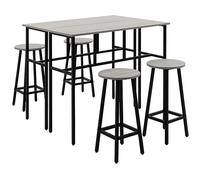 TAVOLO HOMCOM 2 Pz Con 4 Sgabelli IT835-678GY