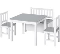 TAVOLO HOMCOM Per Bambini Con 2 Sedie IT312-001GY