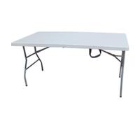 TAVOLO IN METALLO E HDPE BIANCO HAPPY HOUR 180 PAPILLON