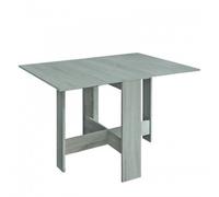 Tavolo in Legno da Pranzo Salvaspazio Grigio Cemento Moderno Pieghevole Cucina