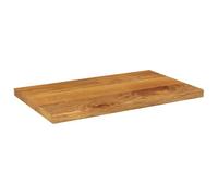 Tavolo in legno di mango massiccio, 40 x 20 x 3,8 cm | Legno tropicale robusto, vassoio di ricambio, aspetto rustico, facile manutenzione, pezzo unico
