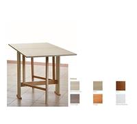 TAVOLO PIEGHEVOLE RICHIUDIBILE LEGNO FORMICA SALVASPAZIO 75X140 BIANCO 4 2023