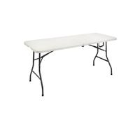 TAVOLO IN METALLO E PVC HAPPY HOUR PIEGHEVOLE RICHIUDIBILE CM. 180X75X72
