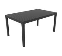IPAE PROGARDEN Tavolo da Giardino Rettangolare 150x90x72 cm Antracite Palau