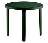 BICA Tavolo In Polipropilene Tondo Verde Ø 88 x H.72 cm 88 cm 90 cm Giardino