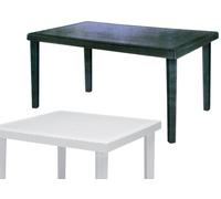 TAVOLO IN RESINA BOHEME effetto rattan