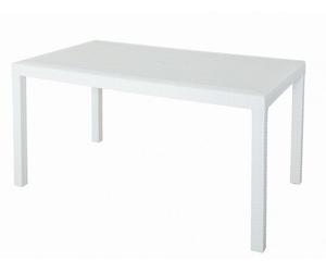 Tavolo in technorattan Houston bianco Bica