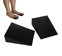 Tavolo inclinato per allungare i gemelli - antiscivolo leggero portatile per squat con sollevamento dei talloni - Accessorio per yoga, attrezzature per l'allenamento domestico resistente per