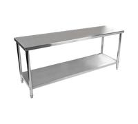 Tavolo inox - ECO - 200 x 60 cm - 250 kg - Royal Catering RCAT-200/60-NW