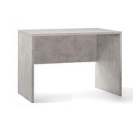 Tavolo Kit Scrivania 120 cm Grigio Cemento Salvaspazio Moderna Ufficio Cameretta